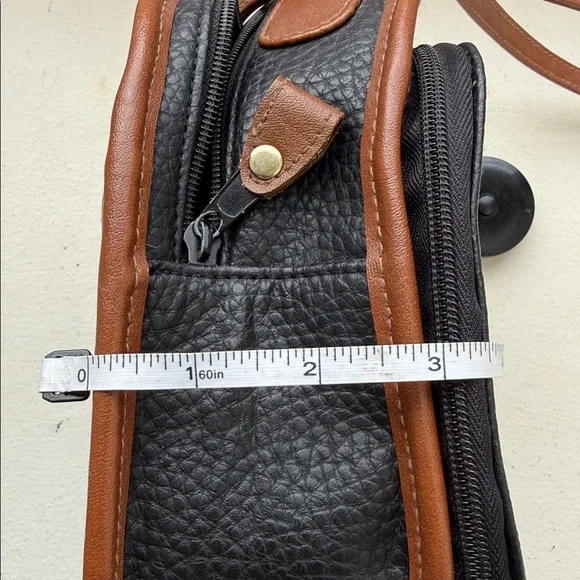 Vintage Faux Leather Crossbody Bag - Picture 12 of 13